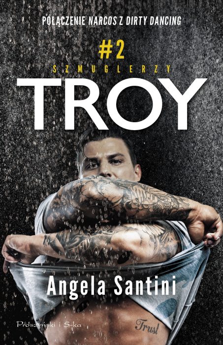 Okładka książki Troy autorstwa Angeli Santini